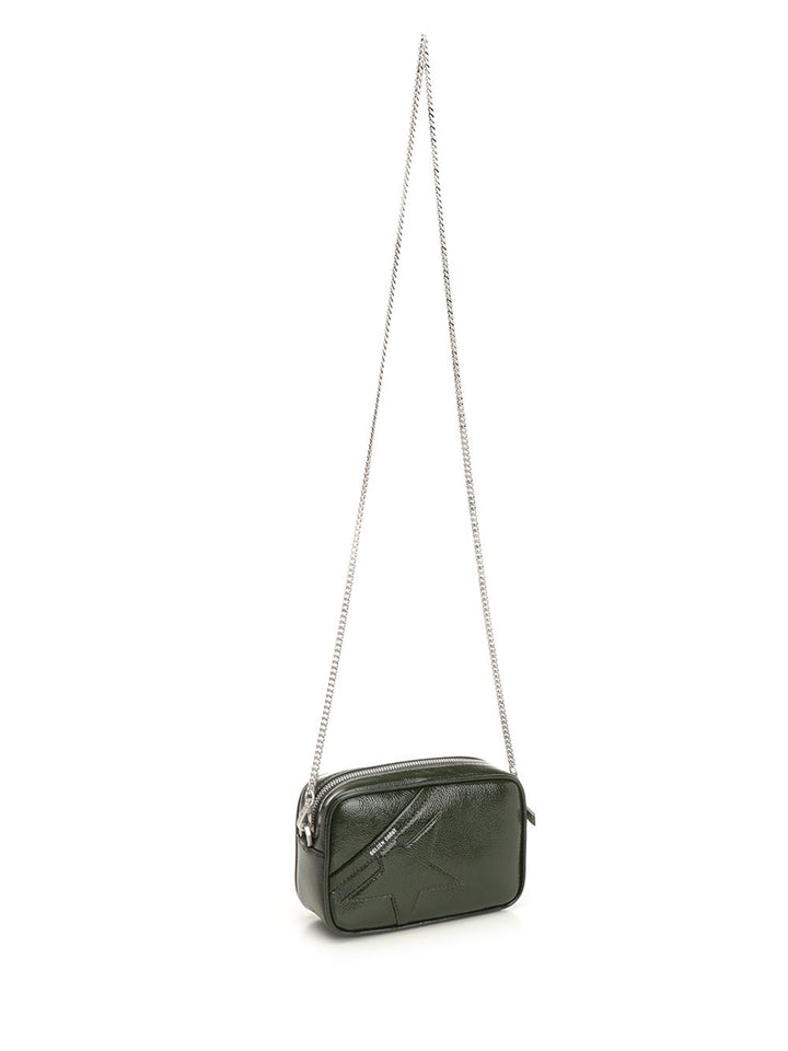 Golden Goose Deluxe Brand Mini Star Bag In Leather Crossbody Bags - Verde | 83fa0f8c927bf3fdc8294193f3701e0ec0d602d6