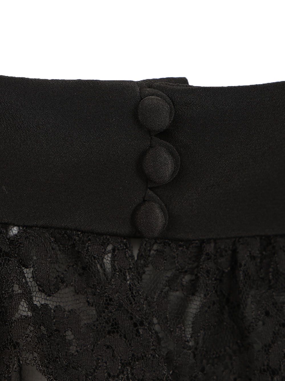 Chloe' Lace Silk Viscose Slip Top Top - Nero | 410b49f87d8f0d7e524767cabf482bf753206b8d