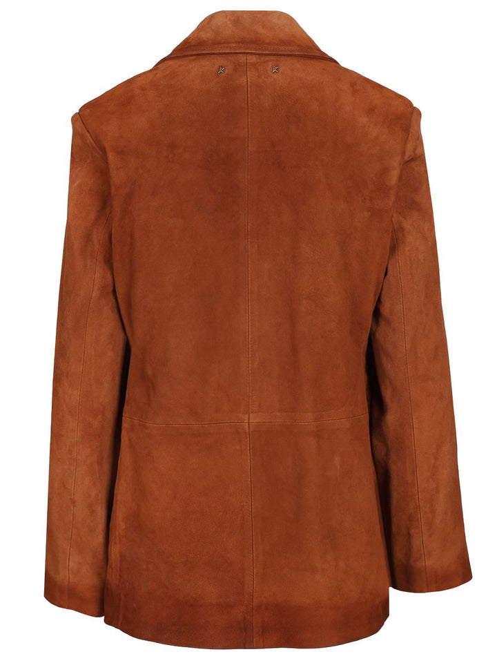 Golden Goose Deluxe Brand Suede Blazer Giacche - Marrone | 7718ff17dbfe2c3634c835f961ffdb0b72554493