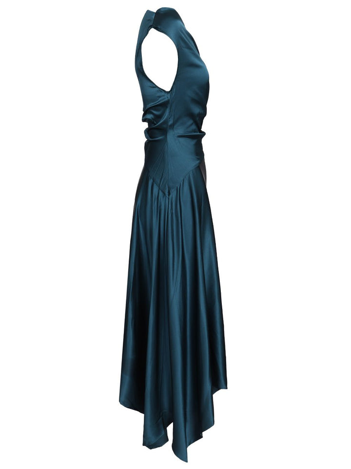 Staud Portia Silk Dress Abiti - Blu | 4a443442616cbfcd0a269394c386b20ce0c600e5