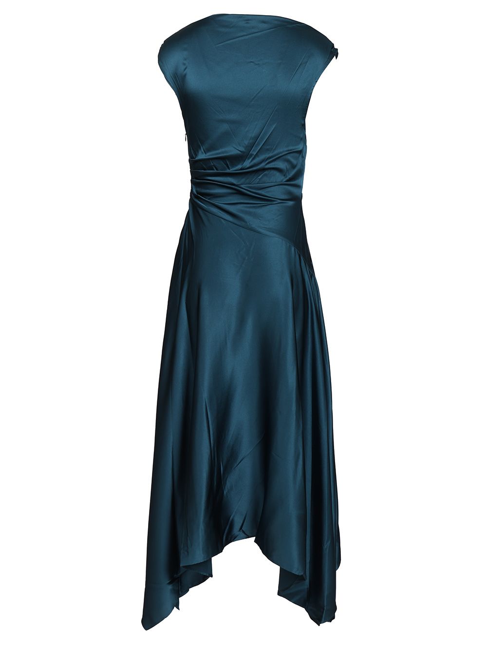 Staud Portia Silk Dress Abiti - Blu | 50ab6455eede66643f854504f75d415a8e25eeb7