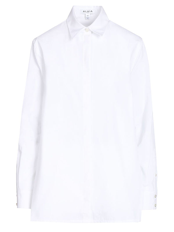 Asymmetrical Shirt Shirts Bianco