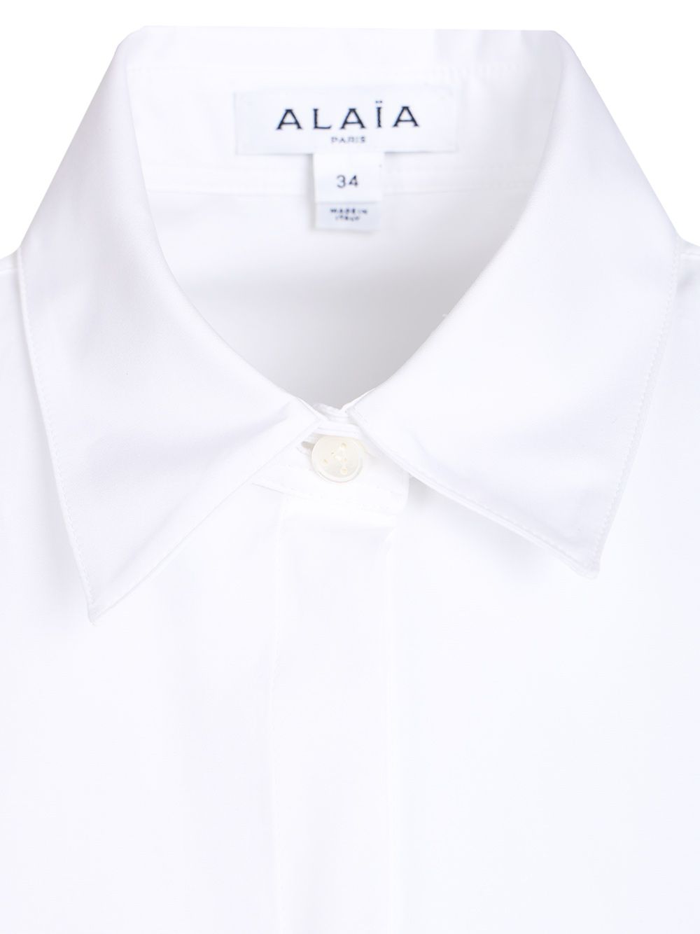AlaÏA Asymmetrical Shirt Shirts - Bianco | b49366bfb78aad6c5142c8d726dc7e73ede5ec84