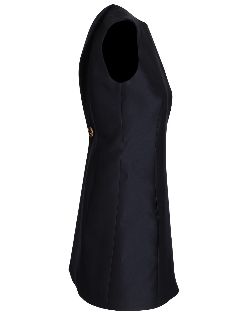 Balenciaga Mini Abito A Trapezio In Lana E Seta Abiti - Blu | df100609d2dd4342de572cea4279c065b99def8c