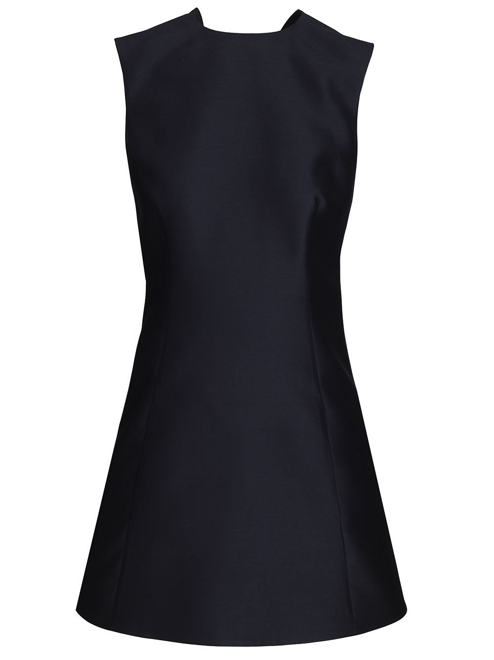 Balenciaga Mini Abito A Trapezio In Lana E Seta Abiti - Blu | fc6d6e95db2ba6da0e6918550b11a9ea091933b9