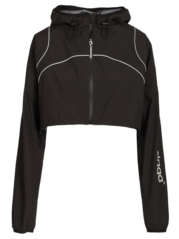 Techwear Cropped Jacket Giacche Nero