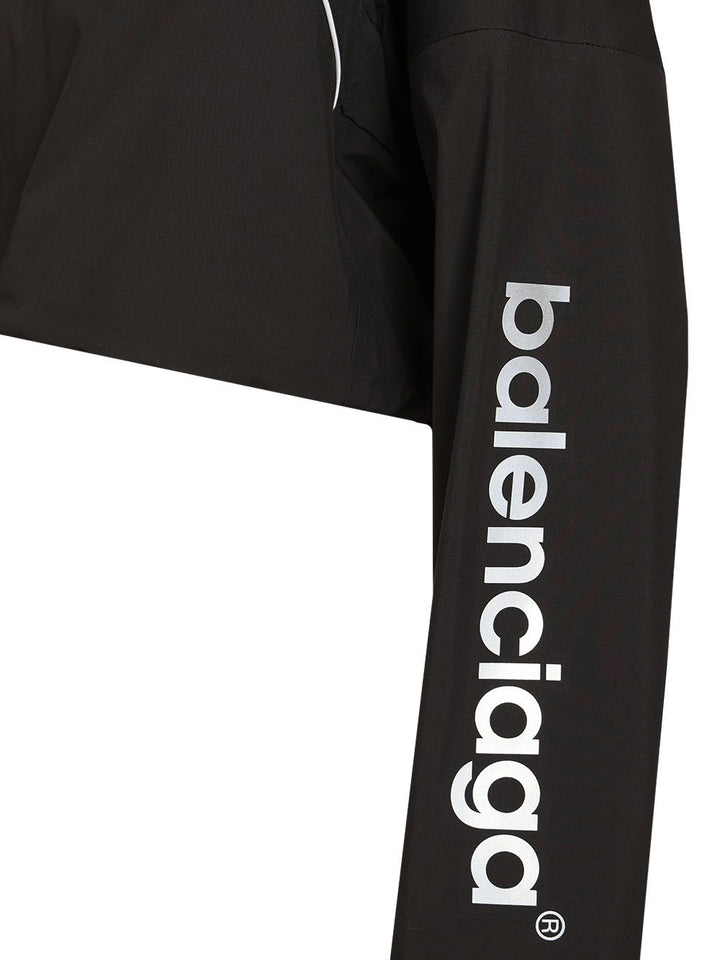 Balenciaga Techwear Cropped Jacket Giacche - Nero | 26ebbf060c8a242f5a9dacca2470757fcc1282b0