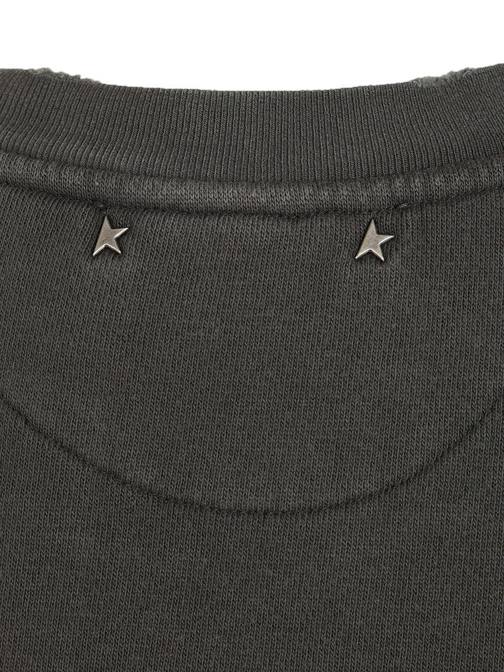 Golden Goose Deluxe Brand Star Sweatshirt Sweatshirts - Grey | f6e0c7d153a65355459f5b14ff7ab98021b821f0
