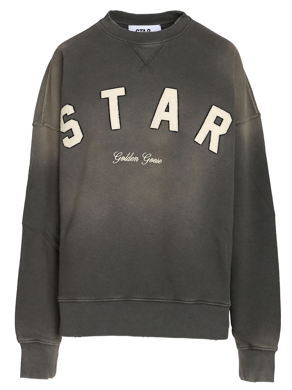 Golden Goose Deluxe Brand Star Sweatshirt Sweatshirts - Grey | aea9dc40fa0f74c53e9cd106153284ca2adc9ff8