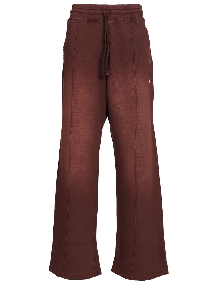 Golden Goose Deluxe Brand Wide Leg Joggers Trousers - Bordeaux | d538a94090f6759e5e37d4cd70b74201bad9ce77