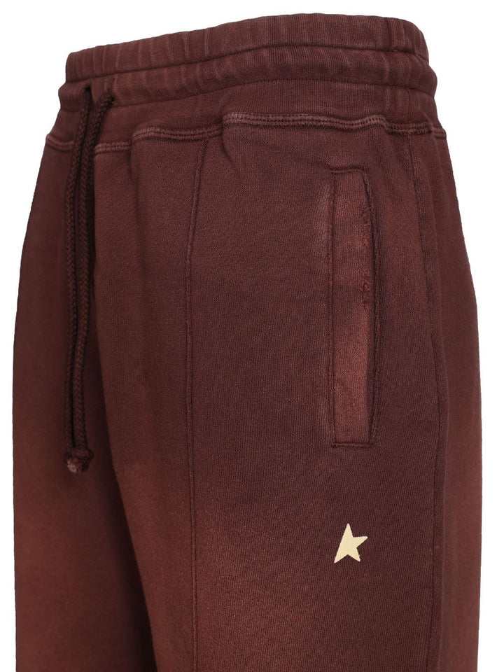 Golden Goose Deluxe Brand Wide Leg Joggers Trousers - Bordeaux | 814a6e3d3b192b93fb42dfd8c76d7cb146332e6a