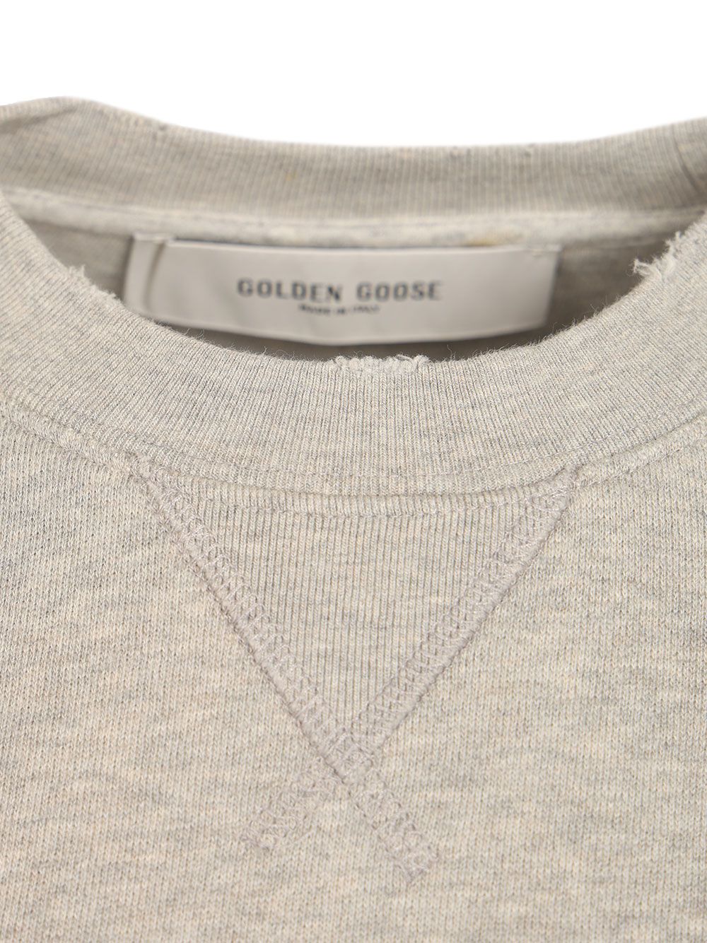 Golden Goose Deluxe Brand Oversized Cotton Sweatshirt Sweatshirts - Grey | 56f308a39459eece5e2482310c2fc5d847140ba5