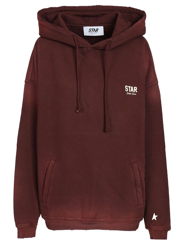Oversized Star Sweatshirt Sweatshirts Bordeaux