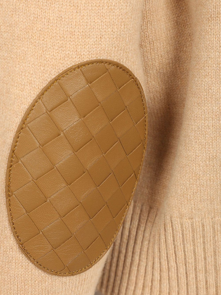 Bottega Veneta Cardigan Medium Weight Wool Cachemire Knit Knitwear - Beige | d6bb94143ffcb23cd4b0203d7bccb18915acf436