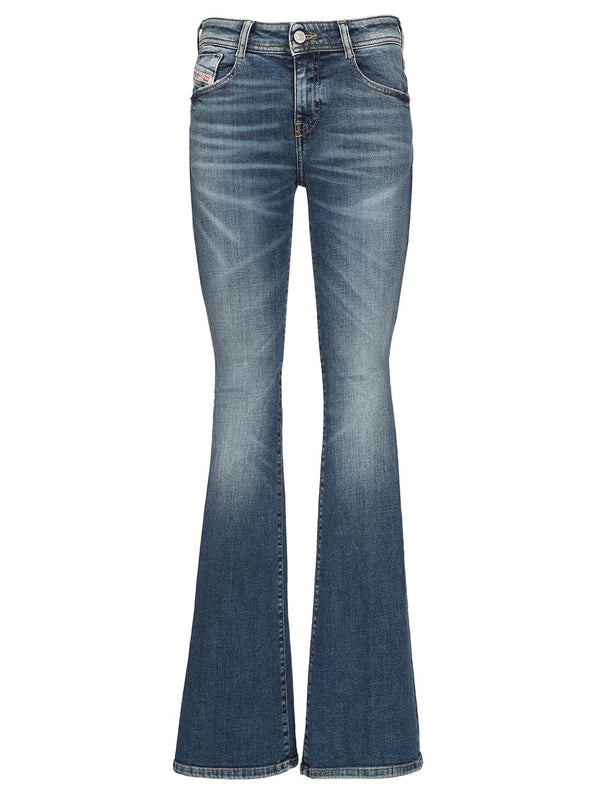 1969 D-Ebbey Low-Rise Bootcut Jeans Blu