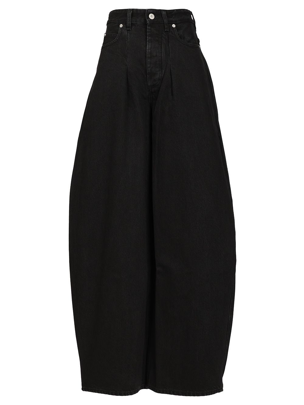 Jacquemus Le De-Nimes Ovalo Jeans - Nero | 556b3b3382e01f5cfb7d50ea00637d3ba8f208c1