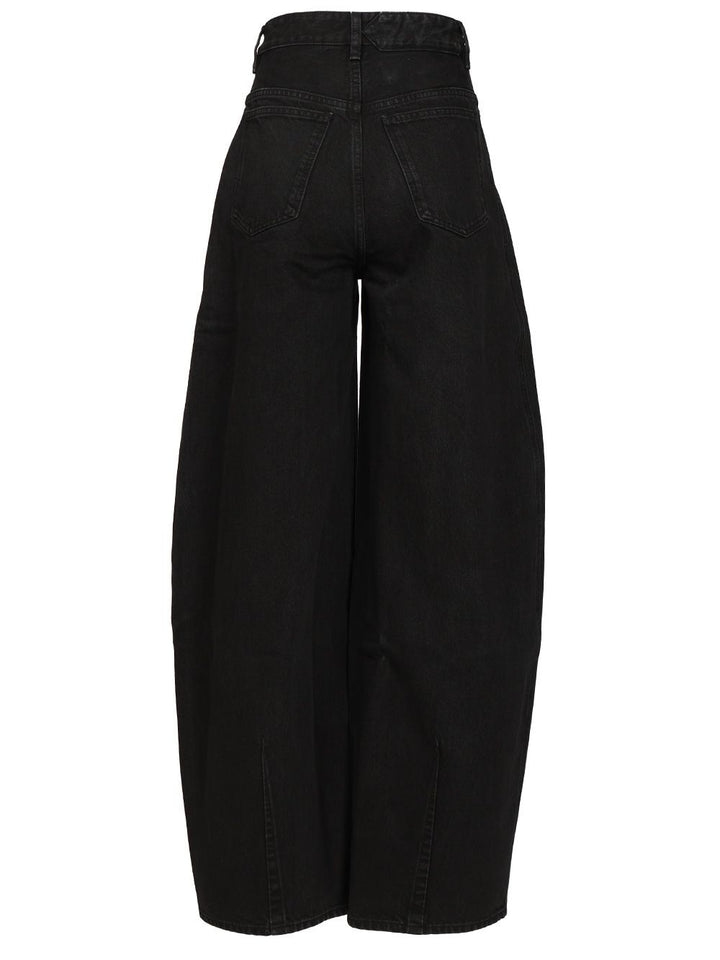 Jacquemus Le De-Nimes Ovalo Jeans - Nero | 3436c100b4e92e2d1a55aed28fda984a7c2f94fb