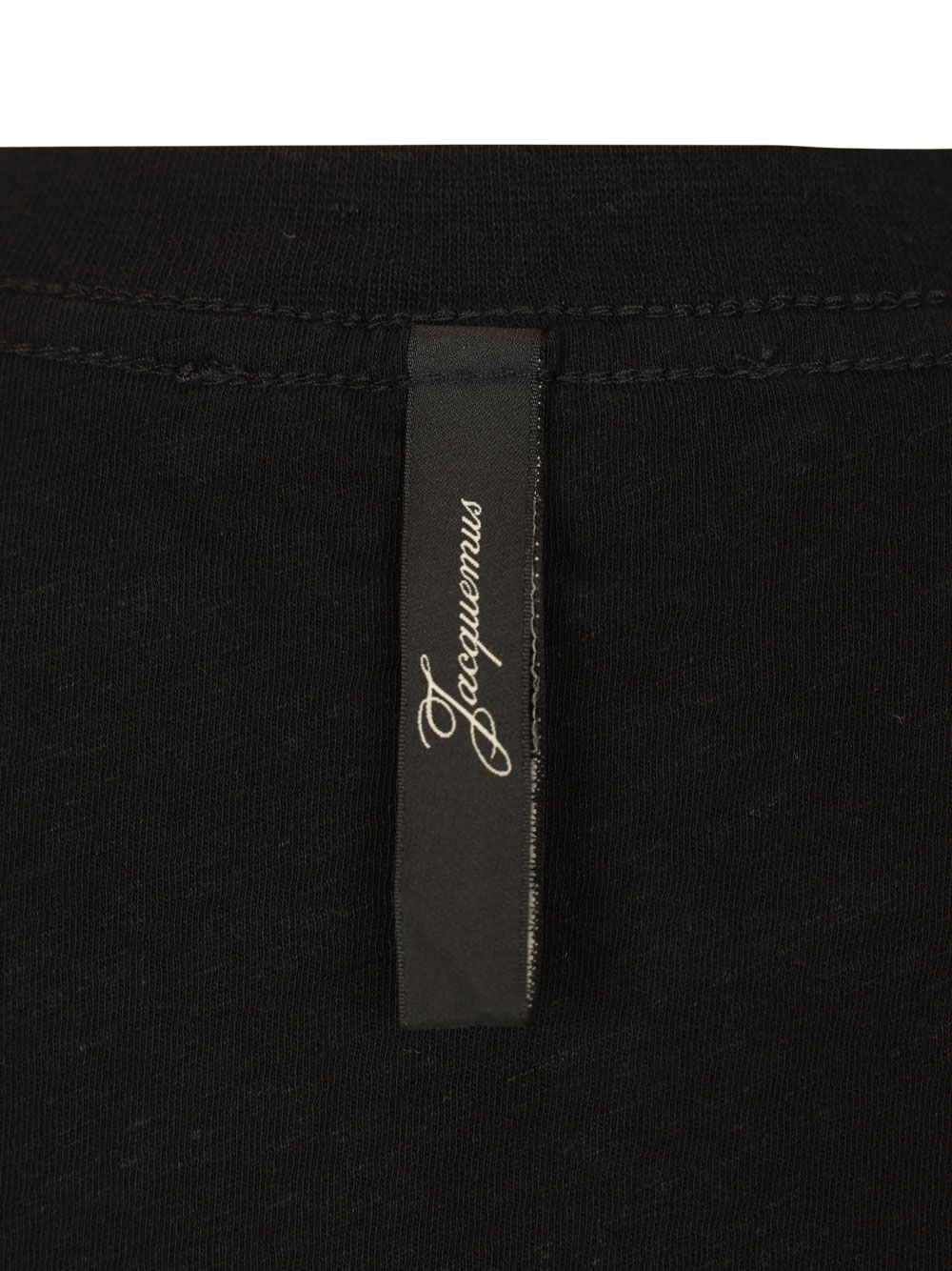 Jacquemus With Writing T-Shirt - Nero | 2db5d117b579786337565510f98e361ff88d0b86