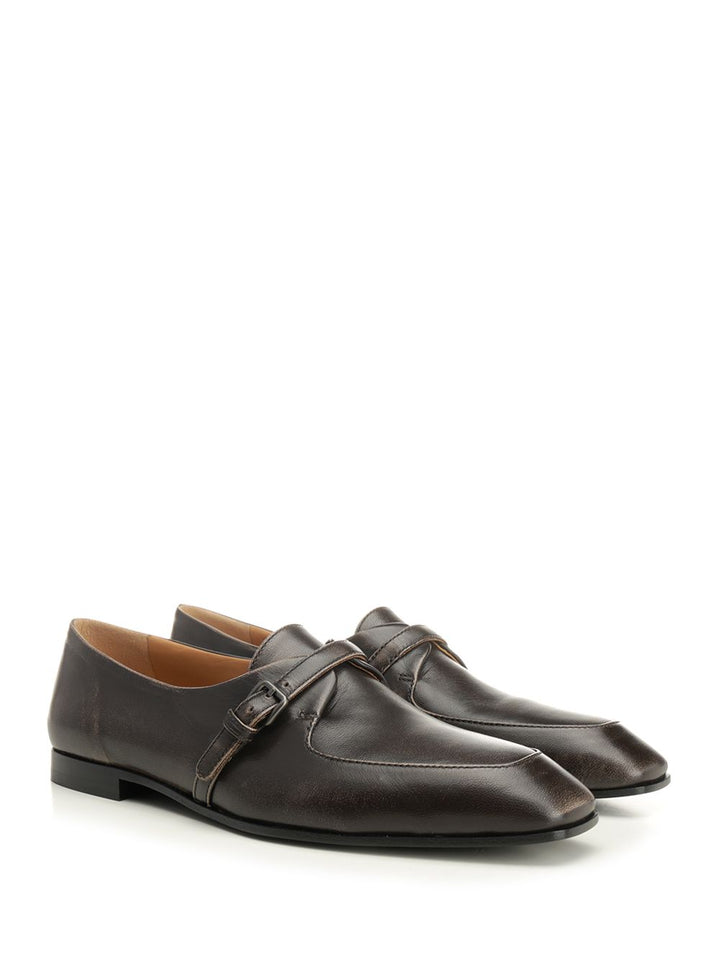 Church'S Sienna Leather Mocassini - Grey | 848d332e9a24365f9072d6cbdfaa367306fa947a