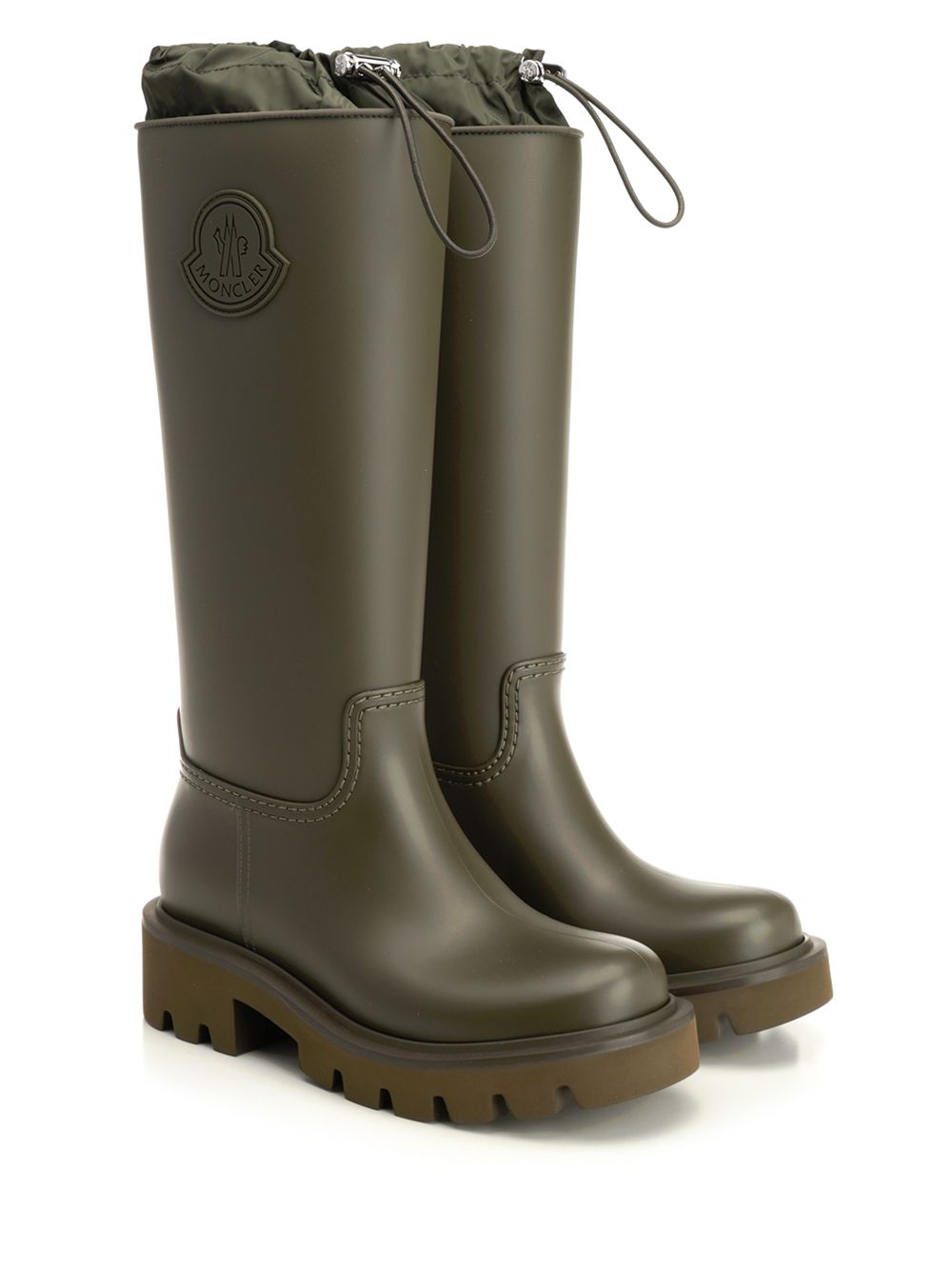 Moncler Kickstream High Rain Boots - Verde | 0eed8153d22e143b4409c833823b214e219f917d