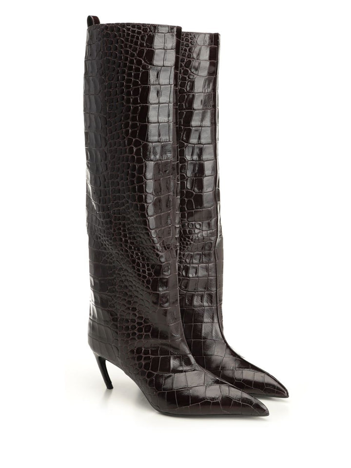 The Attico Lea Boots - Marrone | 4fdd3034328adf33ef8a1bad34e4fa24e42c3e4a