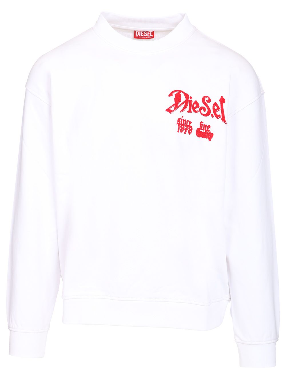 Diesel S-Boxt-Aa2 Sweatshirts - Bianco | c0ea64eb9bedd05edd9b94a7b071531f73c6f7ee