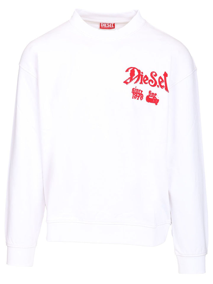 Diesel S-Boxt-Aa2 Sweatshirts - Bianco | c0ea64eb9bedd05edd9b94a7b071531f73c6f7ee