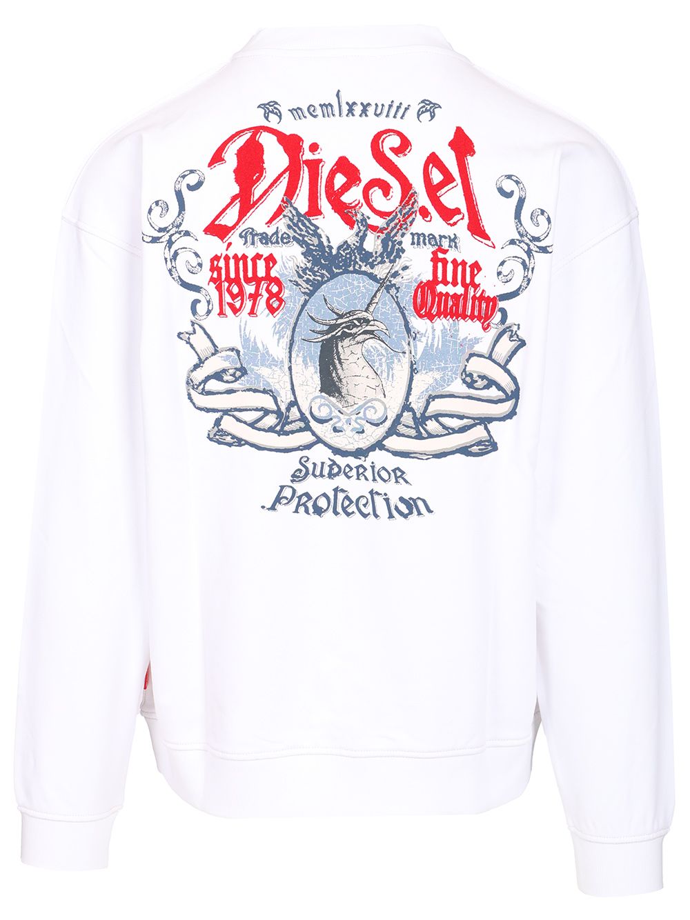 Diesel S-Boxt-Aa2 Sweatshirts - Bianco | 8d0c2fa3f3566cb409b2ce6fb6842f50d542cec4