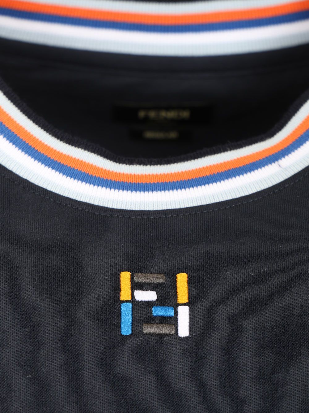 Fendi Regular-Fit T-Shirt - Blu | 8966ee8944417ae26c4ed2318c48736e19c58b41