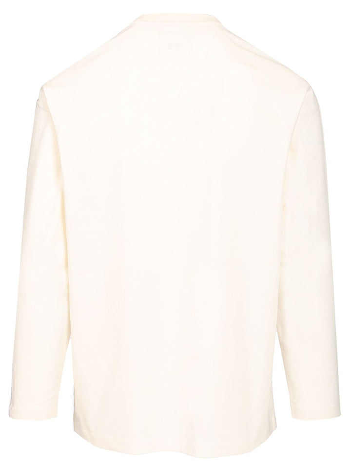 Adidas Y-3 Long-Sleeved T-Shirt - Bianco | 582f11c867091664f4263c10e145257c9bd152a9