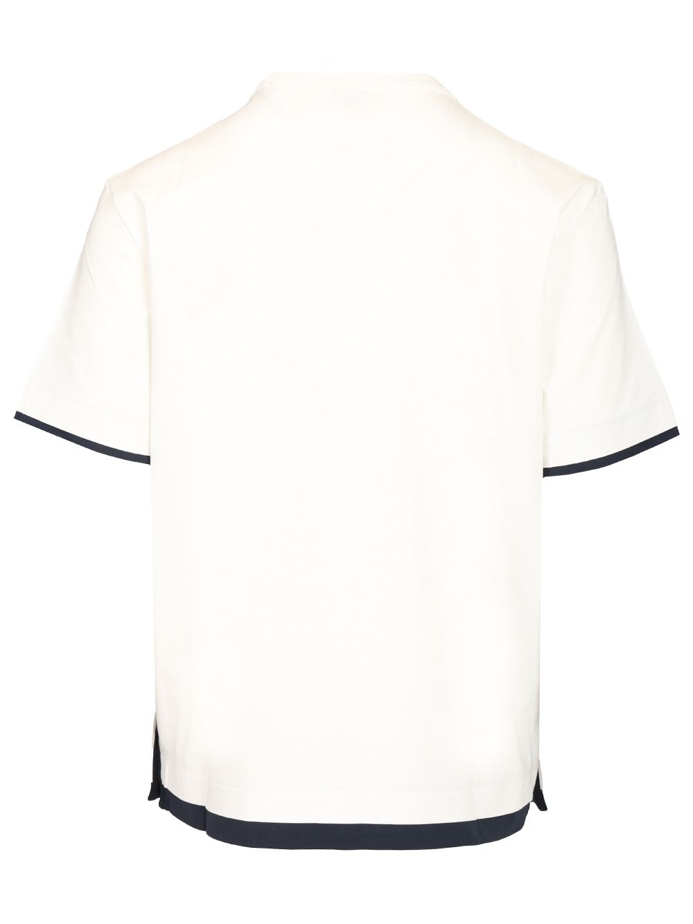 Fendi Over Light J+Ff Stitch T-Shirt - Bianco | 8cf07b688e0fc2f1e3e17680e22a7e7a5bff924c