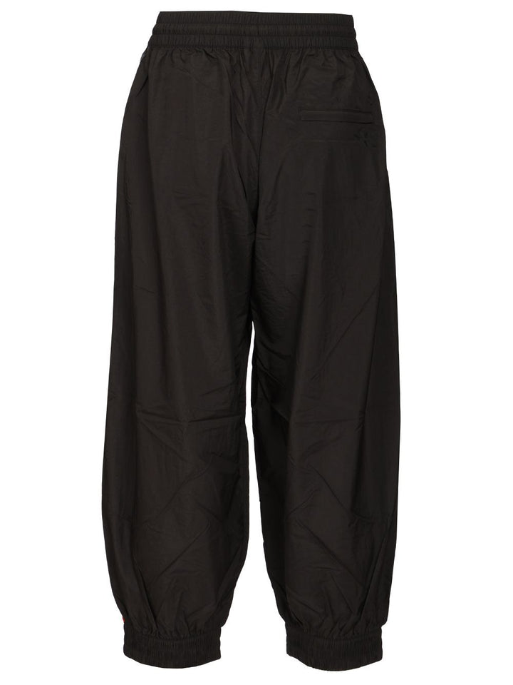 Adidas Y-3 Wide Nylon Track Pants Trousers - Nero | cbd9932b3525677894efdc987bdede04c5864ffc