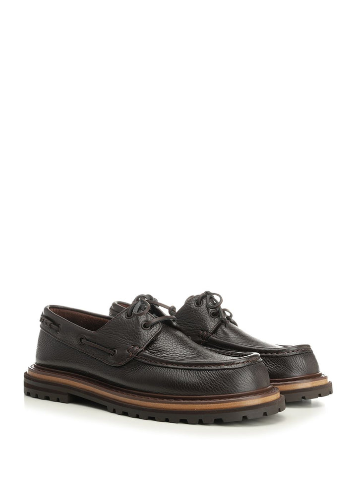 Fendi Lace Up Vitel.Bottal+Mix Vit Scarpe basse - Marrone | 70c2281f2764d06c2ec274c15faa39f7f95ad0da