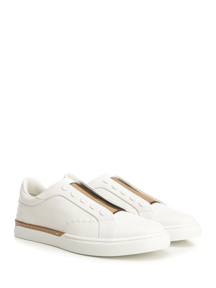 Fendi Fendi City Slip-On Sneaker Sneakers - Bianco | 895e3a6d2edebddad0109523f3120614364e1972