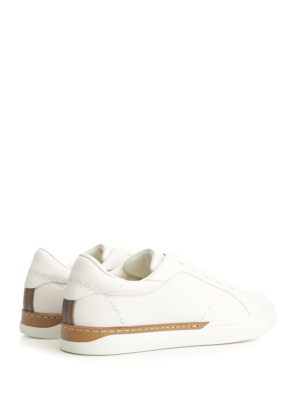 Fendi Fendi City Slip-On Sneaker Sneakers - Bianco | 143a3286fc39ef8deac166218689f955e3701723
