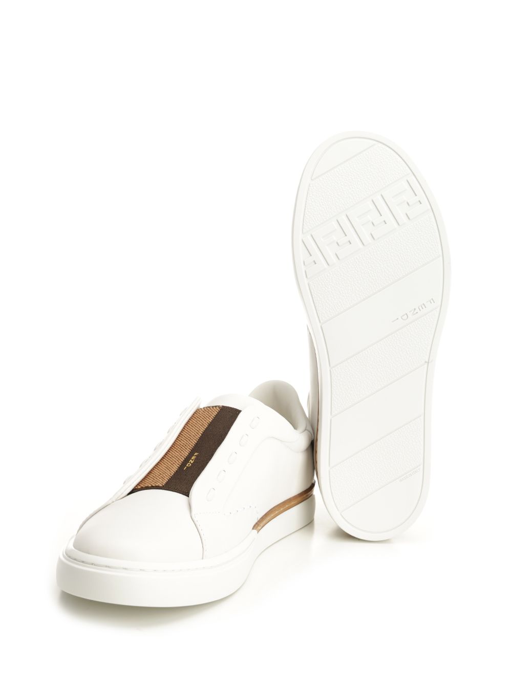 Fendi Fendi City Slip-On Sneaker Sneakers - Bianco | 657e3126ce96cc227882497f8bd0dfd2402b8fb2