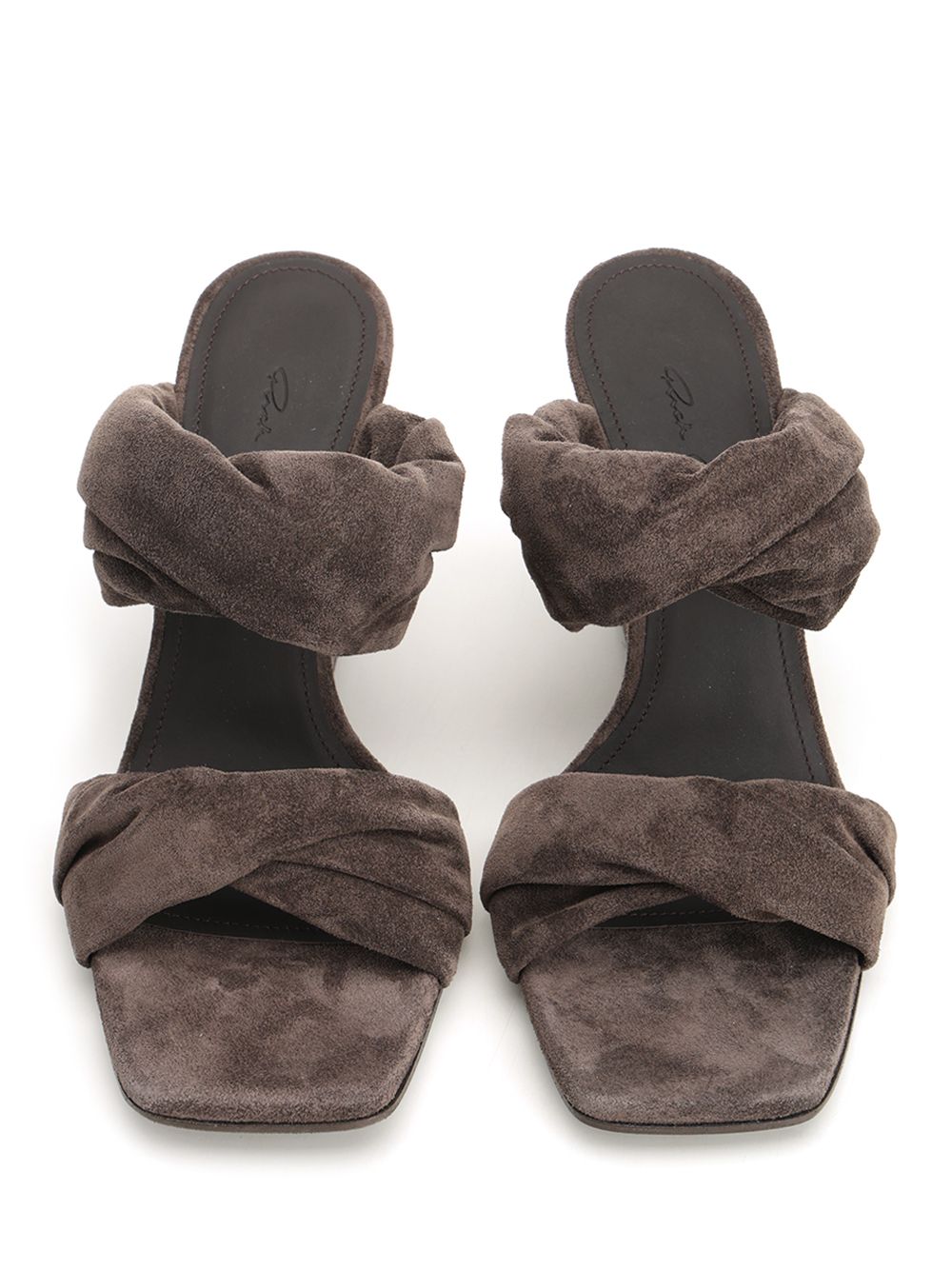 Rick Owens Cantilever 6 Twisted Sandali - Marrone | d1d1f4c2faa43e6e16fe4310b904065757647c19