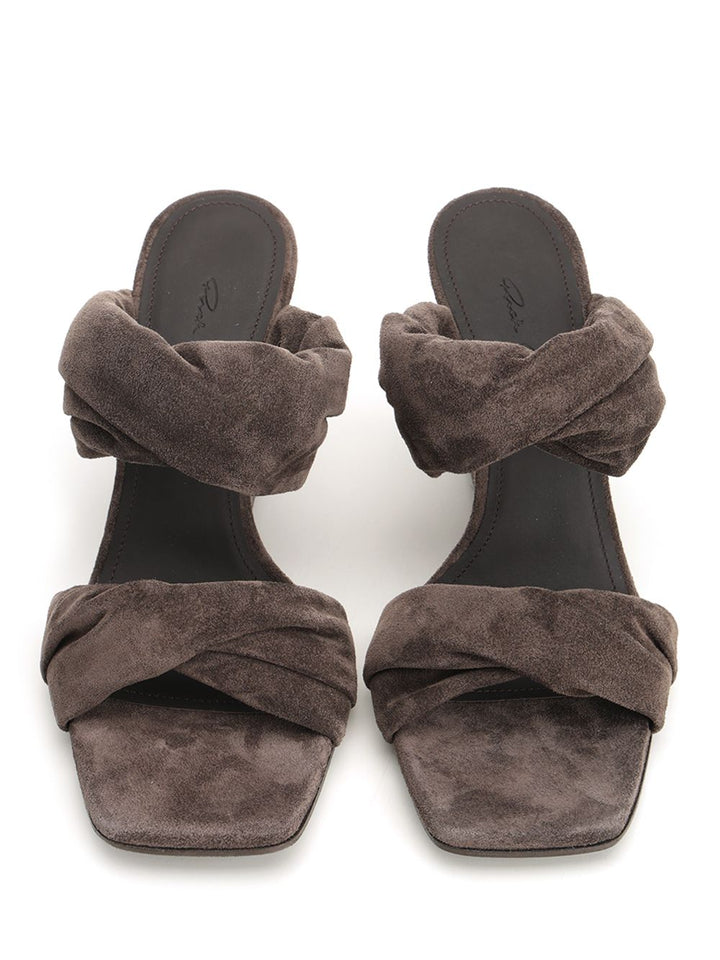 Rick Owens Cantilever 6 Twisted Sandali - Marrone | d1d1f4c2faa43e6e16fe4310b904065757647c19