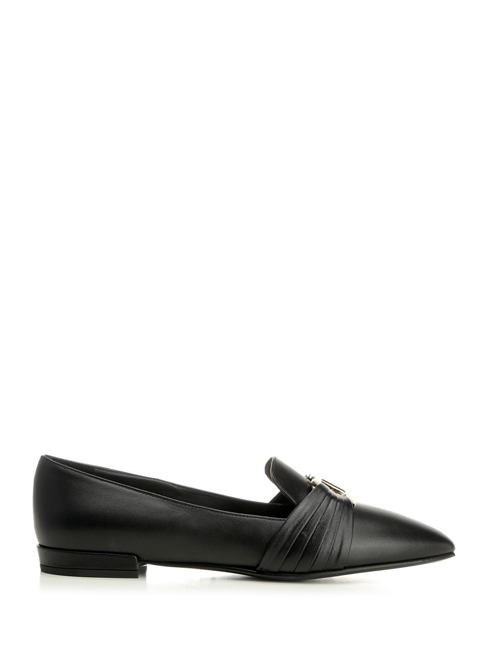 Ferragamo Gancini Ornament Moccasin Scarpe basse - Nero | a4849c7885afbe3c19d2169e725d84122045426e