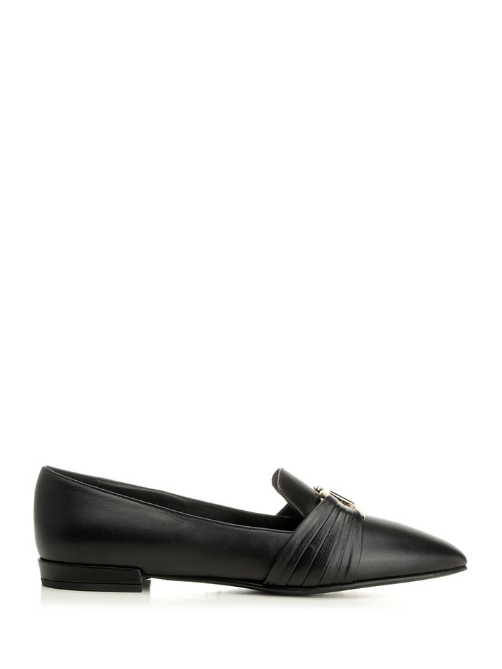 Ferragamo Gancini Ornament Moccasin Scarpe basse - Nero | a4849c7885afbe3c19d2169e725d84122045426e