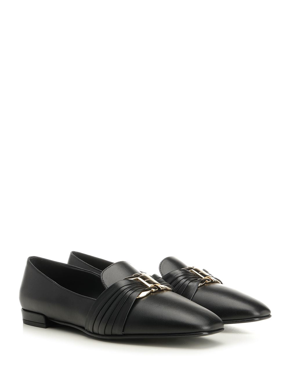 Ferragamo Gancini Ornament Moccasin Scarpe basse - Nero | c95edfb4597f8ed45a441d4cf90e8aa6d69fbb96