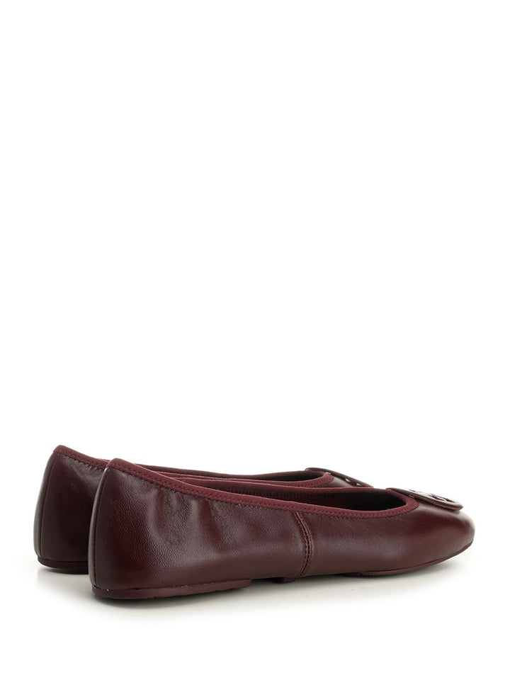Tory Burch Reva Travel Ballerina Scarpe basse - Bordeaux | 554805095fac15ad6d55c758cf0410b15a3a9101