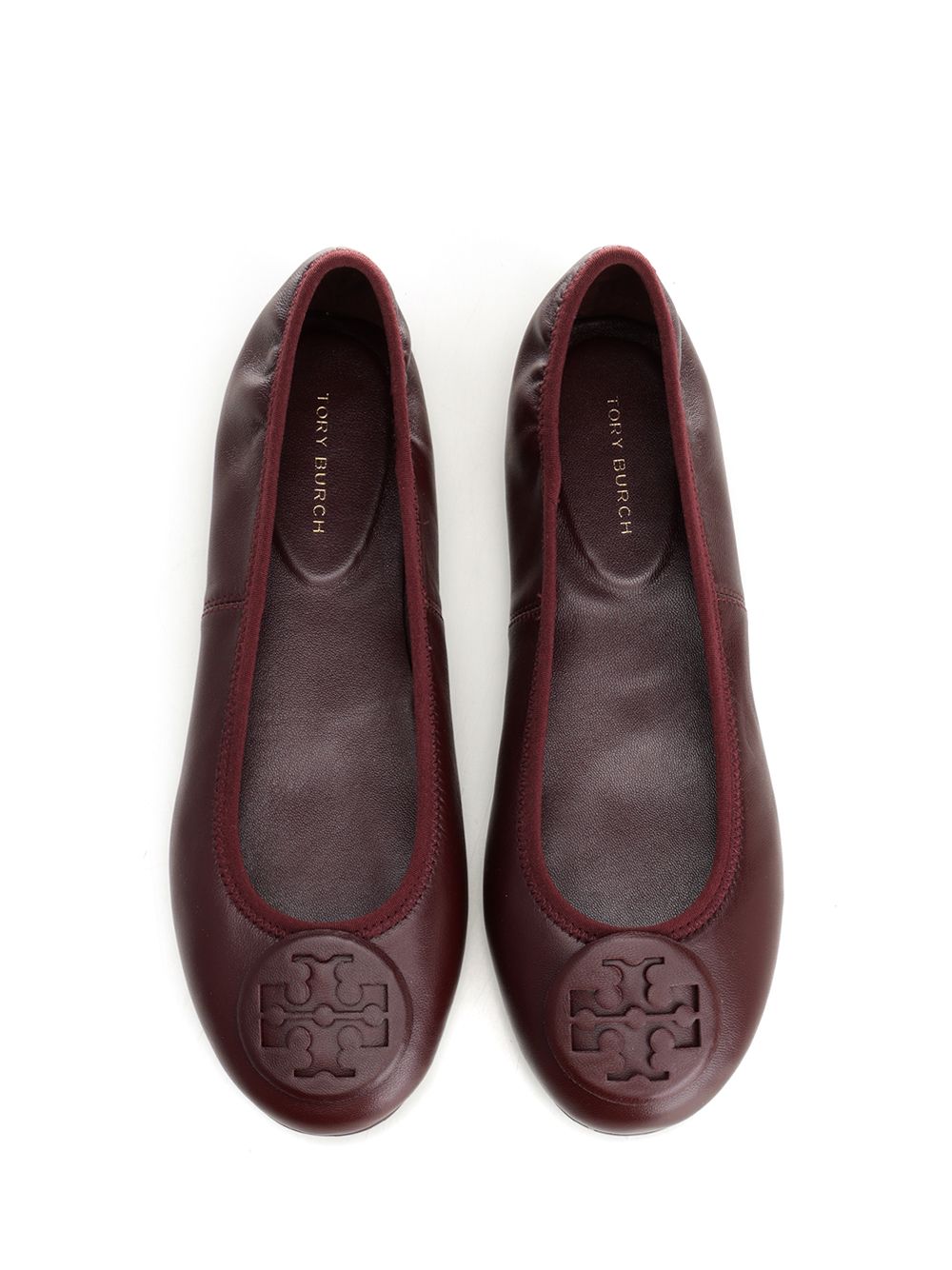 Tory Burch Reva Travel Ballerina Scarpe basse - Bordeaux | fb78be2fe3bbe8716178f5f5bbdbf5b8fe8982f7