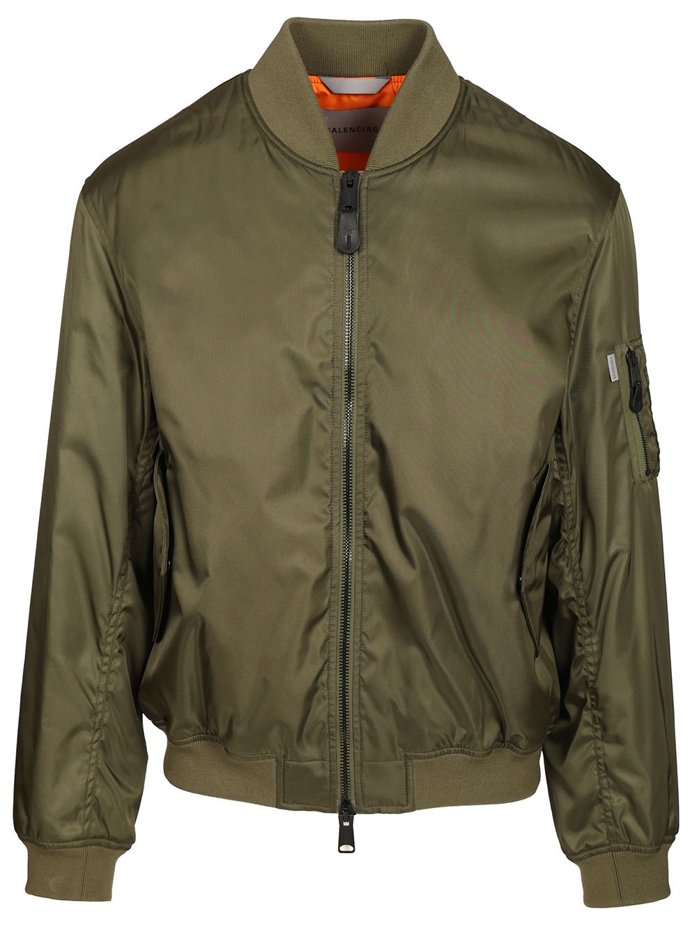 Balenciaga Bomber Jacket With Pockets Giacche - Verde | 129e5a1294f36ff44014b4bd26c989b3f72a49fc
