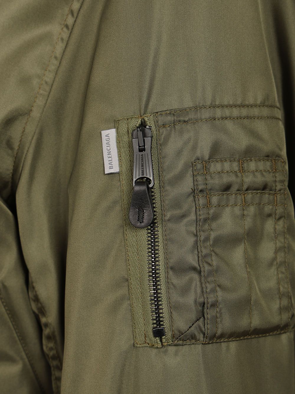 Balenciaga Bomber Jacket With Pockets Giacche - Verde | a384a4977a0837fd7535ba410df956f9c820a215