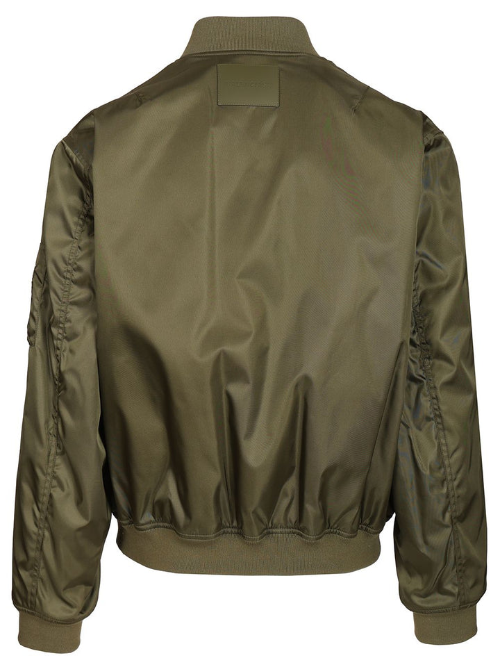 Balenciaga Bomber Jacket With Pockets Giacche - Verde | a0fd16266261d9eae6a8b615e97286249396bdbc