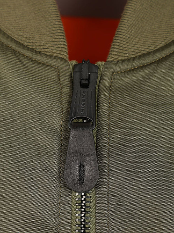 Balenciaga Bomber Jacket With Pockets Giacche - Verde | ca1f900962ba8b57557101c59a445943c7e492a7