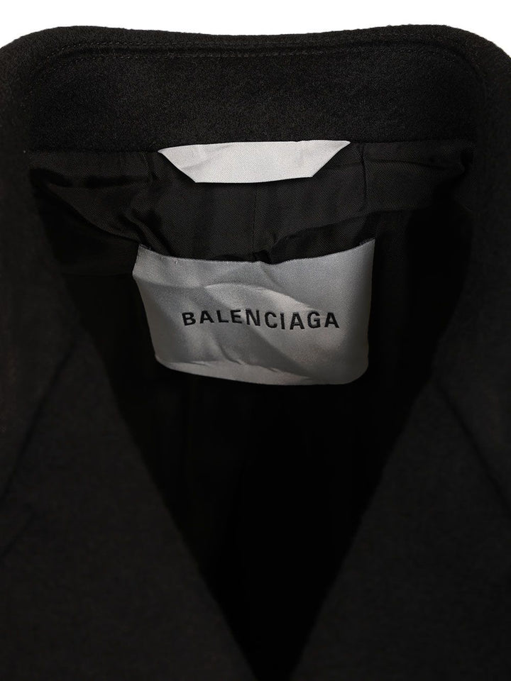 Balenciaga Long Coat Coats - Nero | f79f749eaaecb85eba48e90e46f9e027dd3405e2