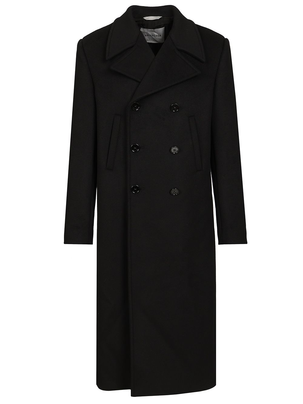 Balenciaga Long Coat Coats - Nero | fe6622ef04b2794caed79fc5e29849acf97e8fdf
