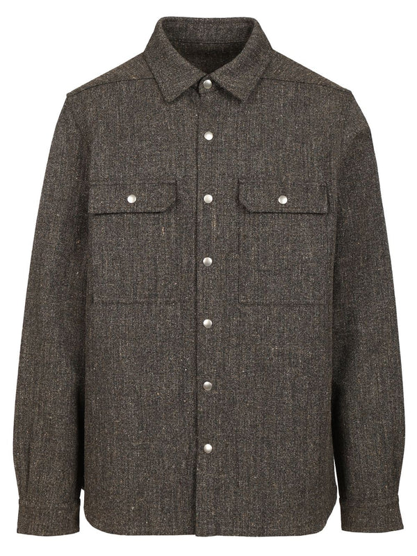 Outershirt Carbone Wool Giacche Nero